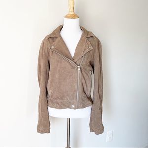 Women's Suede Moto Jacket